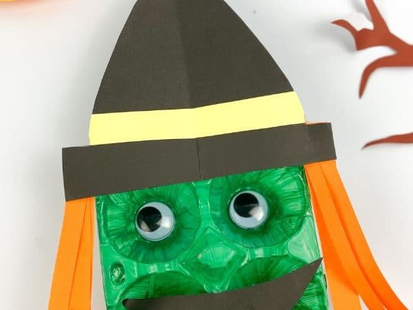 Egg Carton Witch Craft for Kids