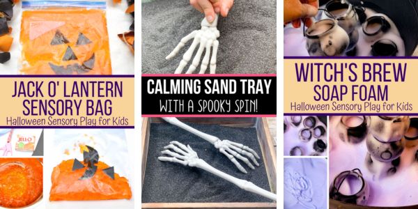 Here is a collection of halloween activities for 1 year olds including science, sensory play and arts and crafts.