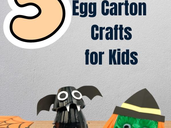 3 Egg Carton Halloween Crafts