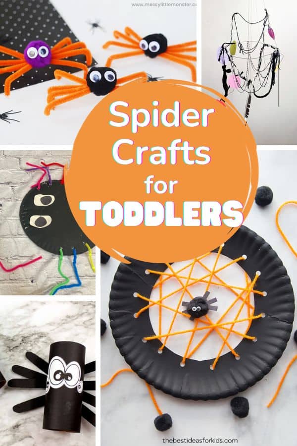 These spider crafts for toddlers are fun and festive ways to practice fine motor skills and celebrate the season.