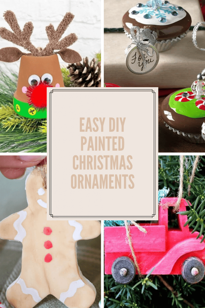 Here is a collection of fun DIY painted Christmas ornaments that both kids and adults will love to make. What a fun way to decorate!