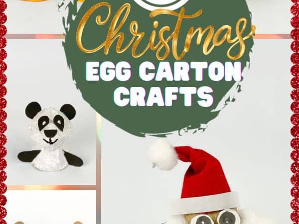 6 Egg Carton Christmas Crafts to Make with Kids