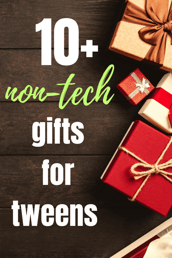 Here are over 10 non-tech gifts for tweens. From skincare to games, you are sure to find something for everyone on your list. 