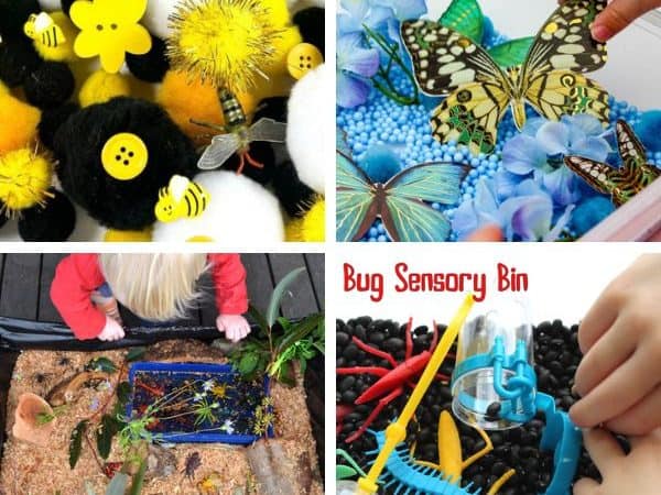 10 Insect Themed Sensory Bins